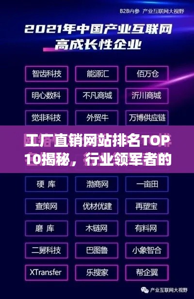 工厂直销网站排名TOP10揭秘，行业领军者的成功秘诀与秘密武器