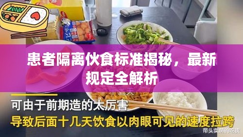 患者隔离伙食标准揭秘，最新规定全解析